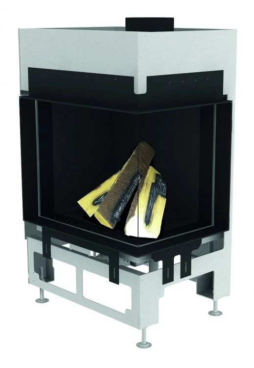 Каминная топка газовая Schmid Ekko G R 67 51 футеровка матовая