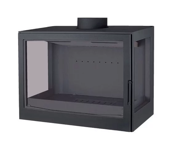 Каминная топка Liseo LCI 007 GFLR Flat top (два боковых стекла) (K7 RL)