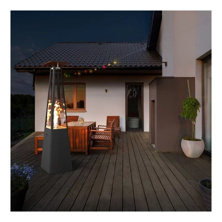 Газовый нагреватель Kratki UMBRELLA C/S (черный)