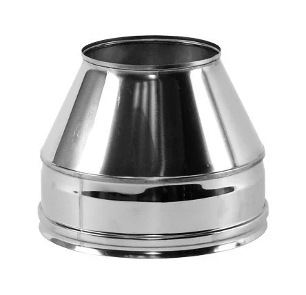 Конус D104/300, изоляция 100 мм, AISI 321/304 (Вулкан)