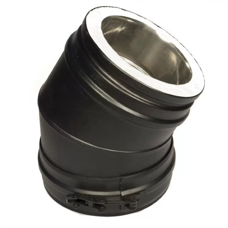 Отвод 45 градусов Schiedel Permeter 25 черный, D 150/200 мм