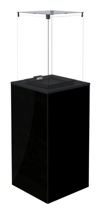 Газовый нагреватель Kratki PATIO mini, M/CZ (черное стекло)