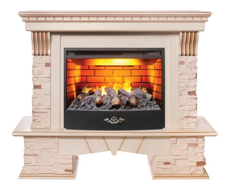 Электрокамин Sorento 25,5 WT c очагом FireStar 25,5 3D