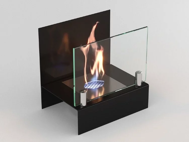 Биокамин Lux Fire Афиша S черный