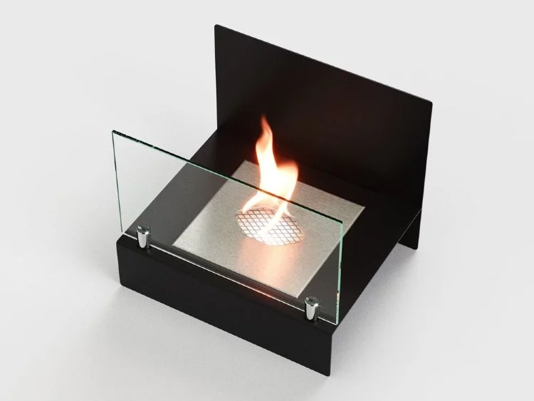 Биокамин Lux Fire Афиша M черный
