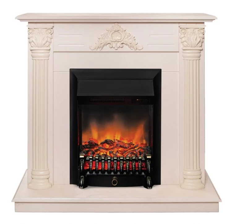 Электрокамин RealFlame Stefania WT с Fobos s Lux BL