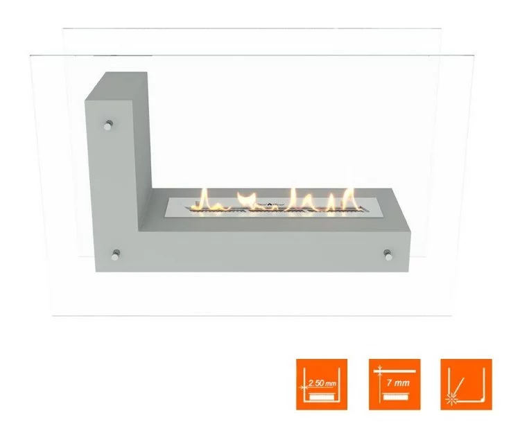 Биокамин напольный SteelHeat TETRISE 900 белый Биокамин напольный SteelHeat TETRISE 900 белый
