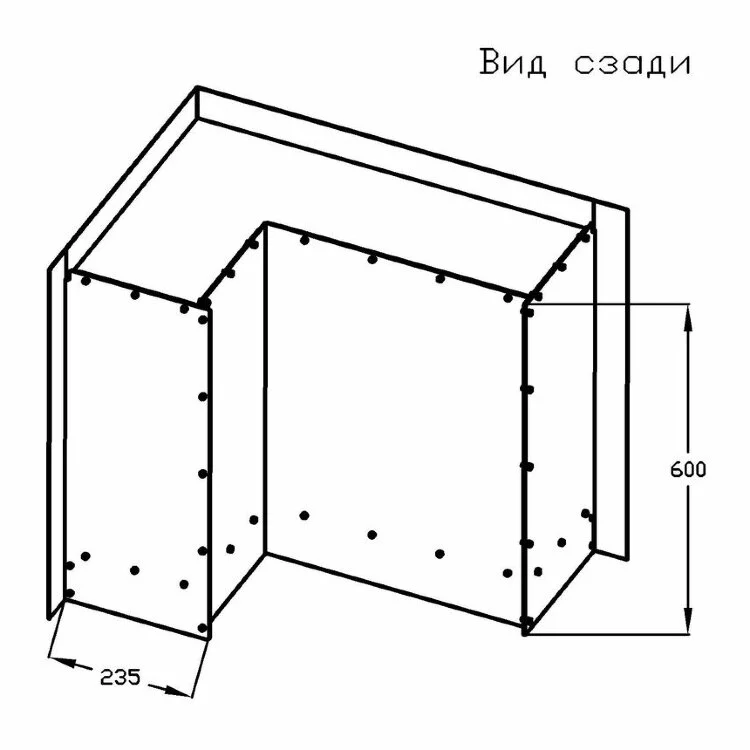 Биокамин Silver Smith Concept L Left