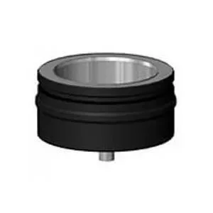 Емкость с отводом конденсата Schiedel Permeter 50 черный, D 150/250 мм