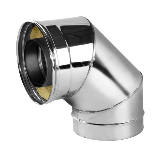 Отвод 90? D200/300, AISI 321, 0,8 мм/304 (Вулкан)