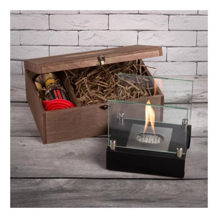 Подарочный набор SteelHeat PREMIUM BOX ALBA черный + деревянная коробка + стартовый комплект
