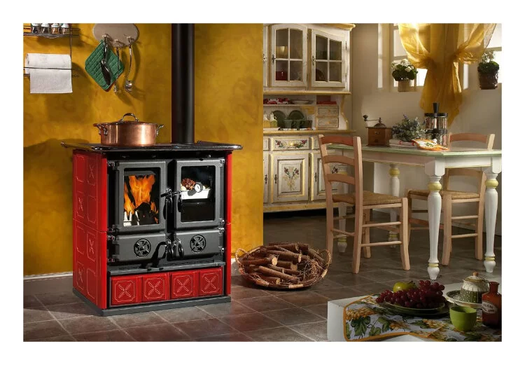 Отопительно-варочная печь La Nordica Rosetta Maiolica