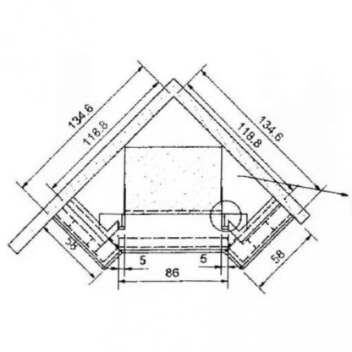 Каминная облицовка Fugar FR-220
