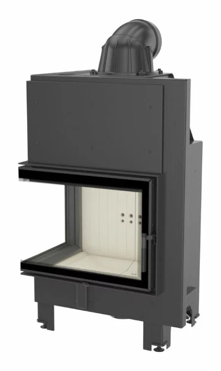 Каминная топка Kratki MBZ L/BS (угловое стекло слева)