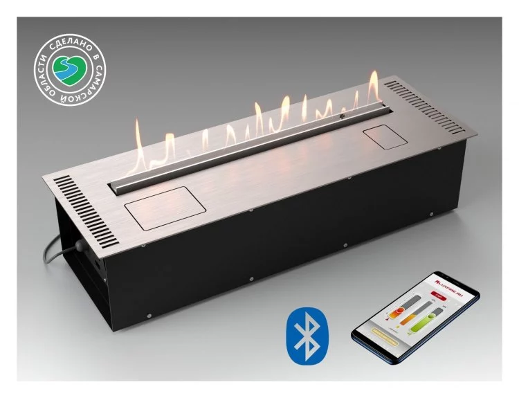 Автоматический биокамин Good Fire 800 RC INOX