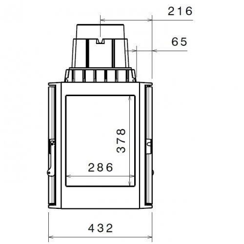 Каминная топка Liseo LCI 9 G4 (L9 4 Glasses)