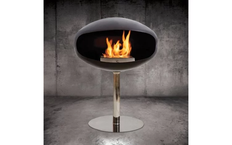 Биокамин Cocoon Fires напольный Terra Pedestal Black
