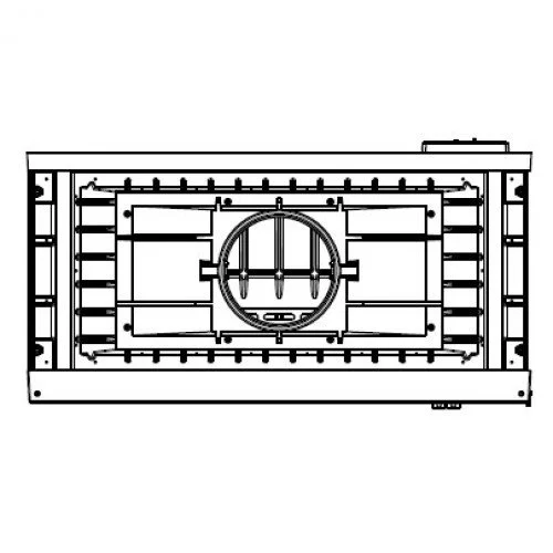 Каминная топка Liseo LCI 9 GFR (стекло справа) (L9 R)