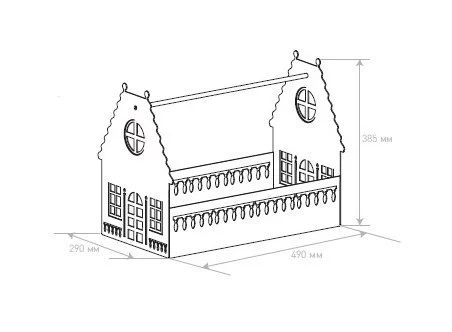 Дровница Silver Smith HOUSE
