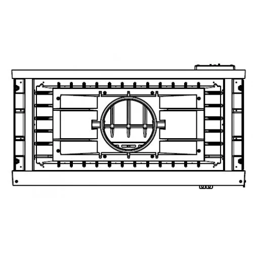 Каминная топка Liseo LCI 9 GF CL (с шибером) (L9 CL)