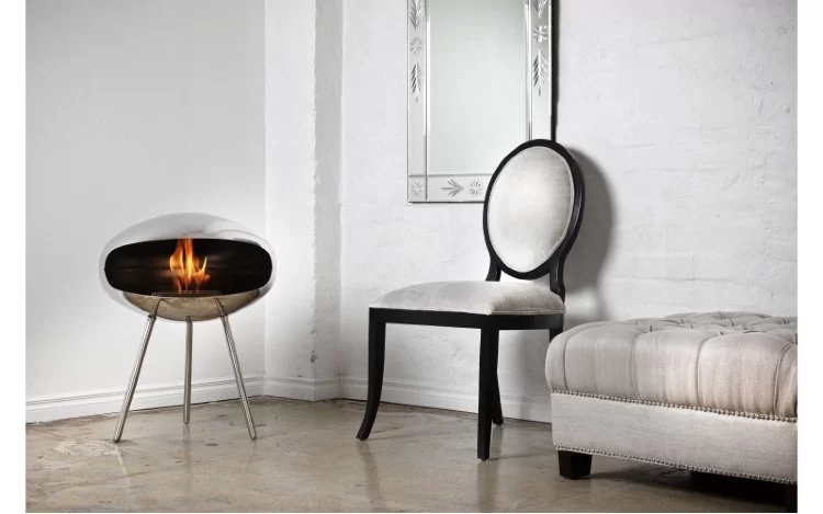 Биокамин Cocoon Fires напольный Terra Stainless Steel