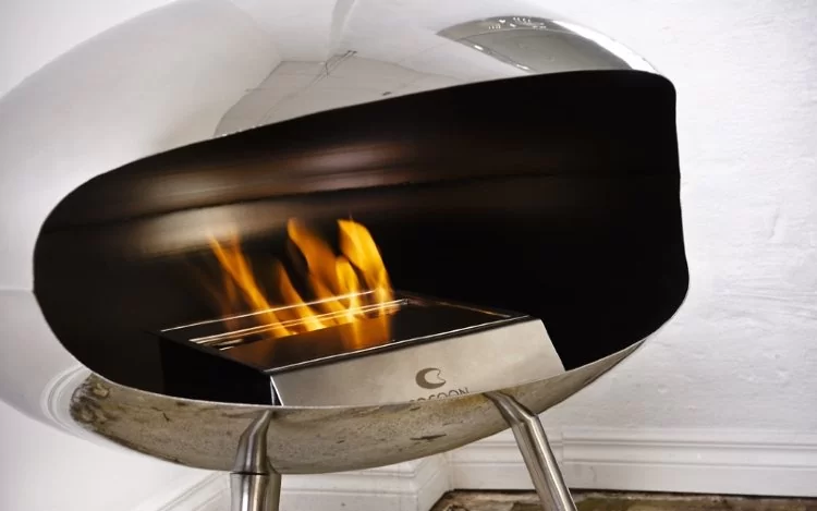 Биокамин Cocoon Fires напольный Terra Stainless Steel