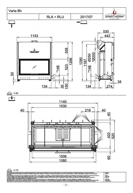 Каминная топка Spartherm Varia Bh 4S