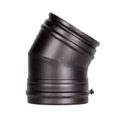 Отвод 30 градусов Schiedel Permeter 25 черный, D 150/200 мм