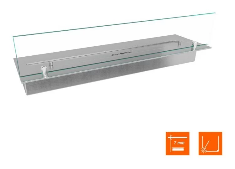 Топливный блок SteelHeat LINE GLASS 600