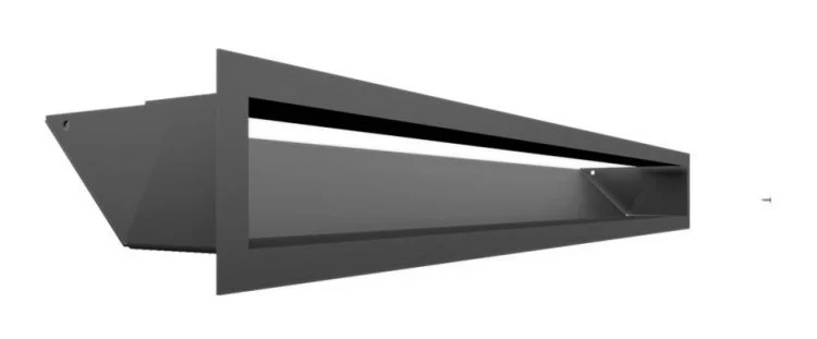 Решетка вентиляционная Luft SF 9х80 графит