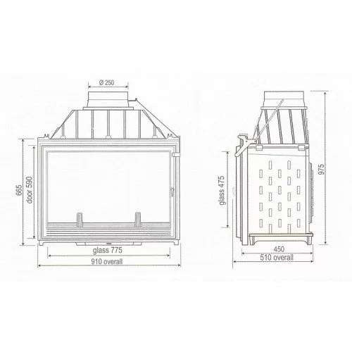 Каминная топка Seguin Super 9
