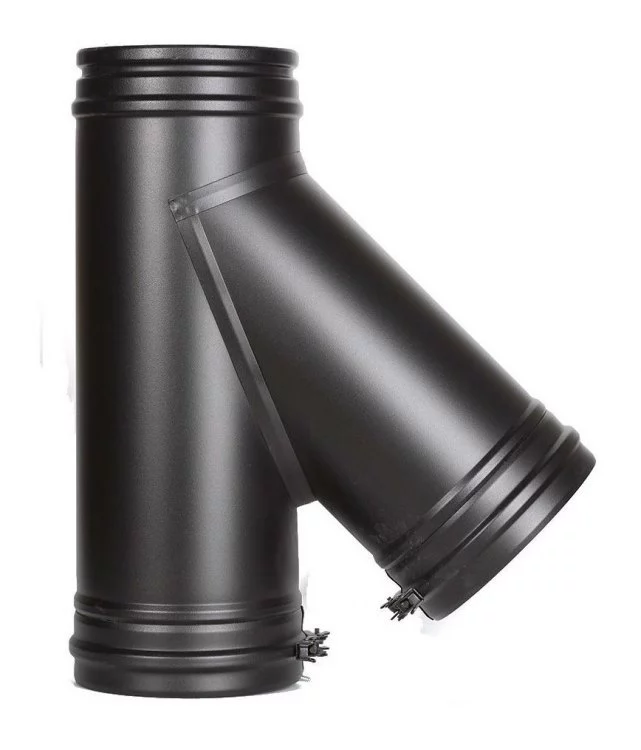 Тройник 45 градусов Schiedel Permeter 25 черный, D 150/200 мм