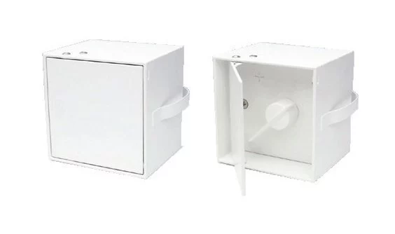 Ручка шибера квадратная с крышкой D1 79х79 мм CB-tec