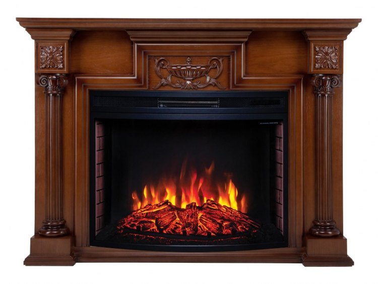 Электрокамин London 33 AO с очагом FireSpace 33 SIR