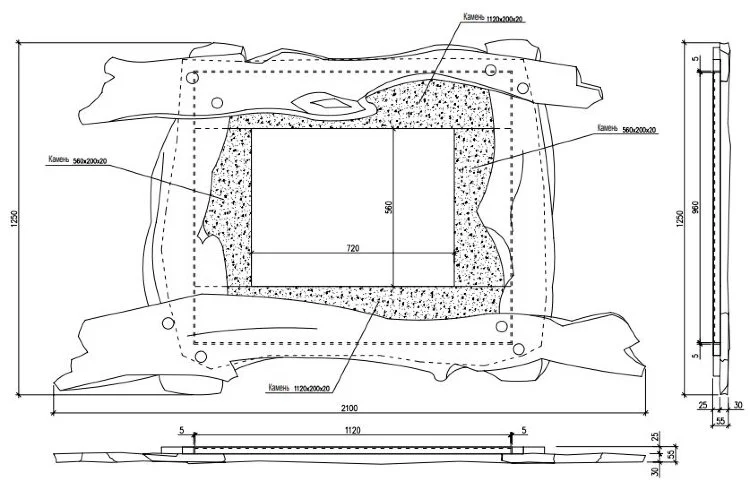 Каминная облицовка Sunhill Flinstone