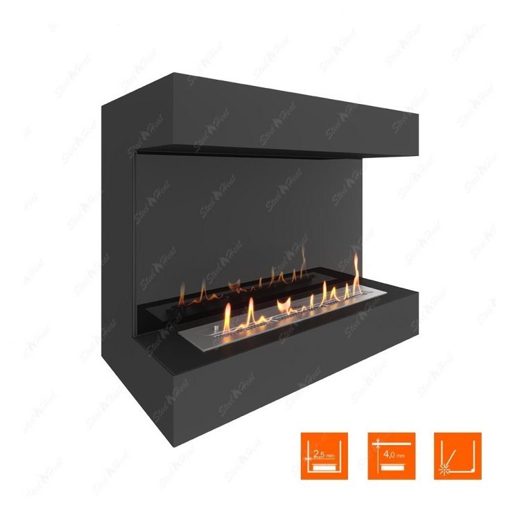 Биокамин фронтальный SteelHeat GRAND 900 (Стемалит)