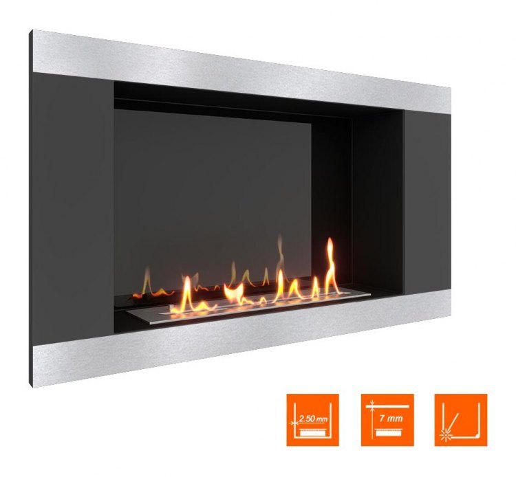 Биокамин в нишу SteelHeat LONG-H 900 (Стемалит)