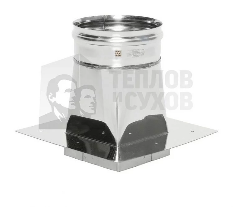 Переход с прямоугольника в диаметр ППKM-Р (М) D 200, 430, 1.0 L 130/ 260/ H 250
