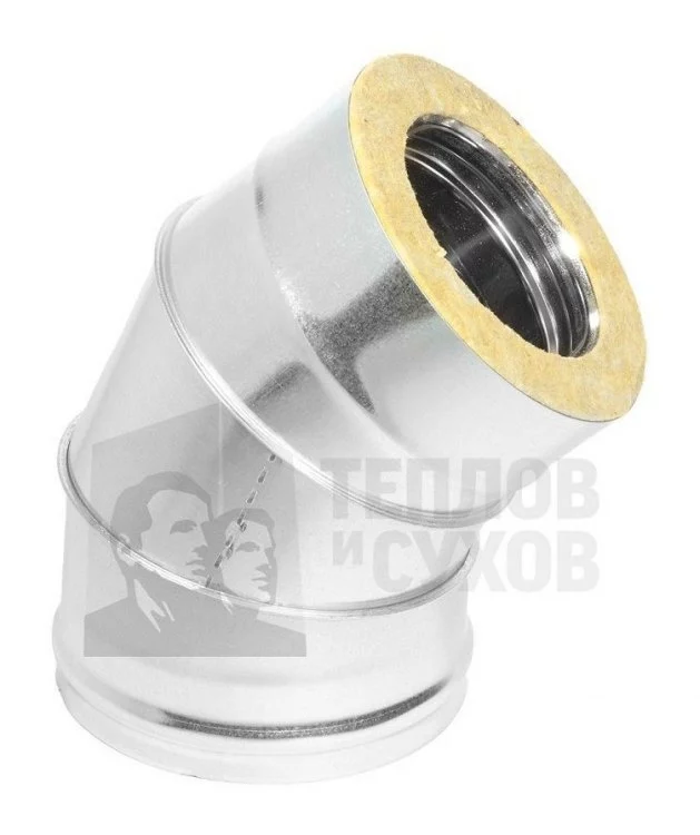 Отвод Термо 45* ОТ-Р 430-0.5/Оц.-0.5 D110/180-