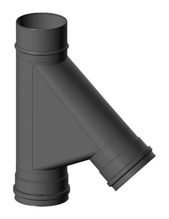 Тройник 45* ТРМ(М)-Р 430-0.5 D115 (Д)