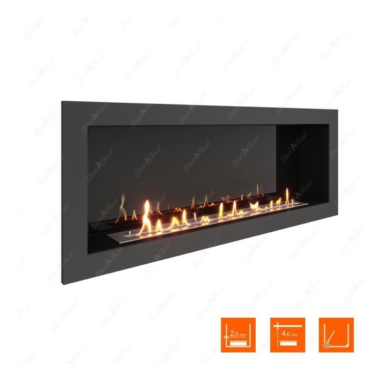 Биокамин в нишу SteelHeat ONE 1400 (Стемалит)