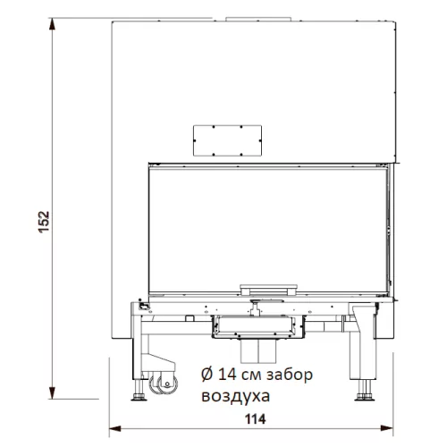 Каминная топка Edilkamin Windo2  95 dx