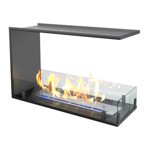Встраиваемый торцевой сквозной очаг ZeFire Standart 800 (без ТБ)