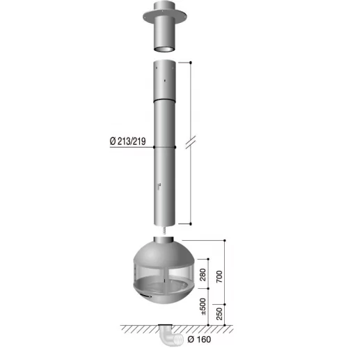 Камин дровяной Focus Agorafocus 630