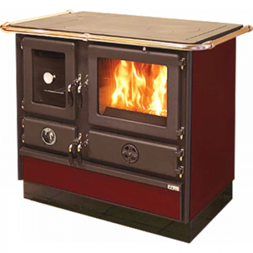 Отопительно-варочная печь с водяным контуром MBS Super Thermo Magnum Red R