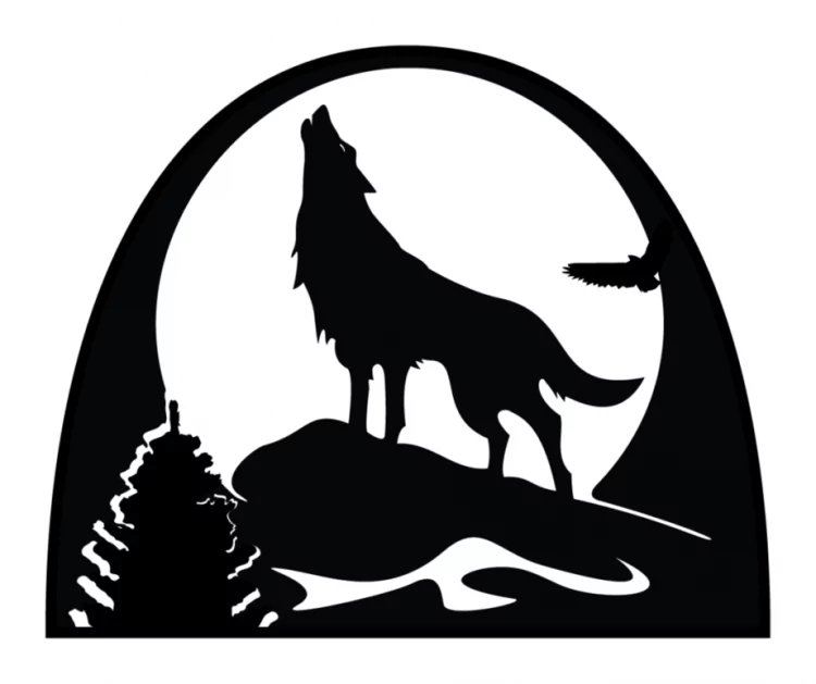Дровница Silver Smith WOLF