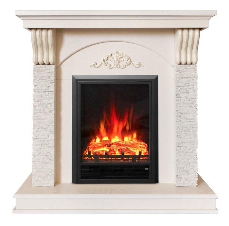 Электрокамин RealFlame Corfino WT с Eugene