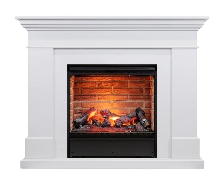 Каминокомплект California - Белый с очагом Engine 56-600 BB