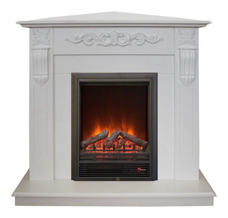 Электрокамин Dominica Corner WT с очагом Eugene