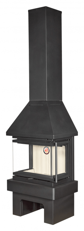 Камин ЭкоКамин Прага 3 стекла NEW